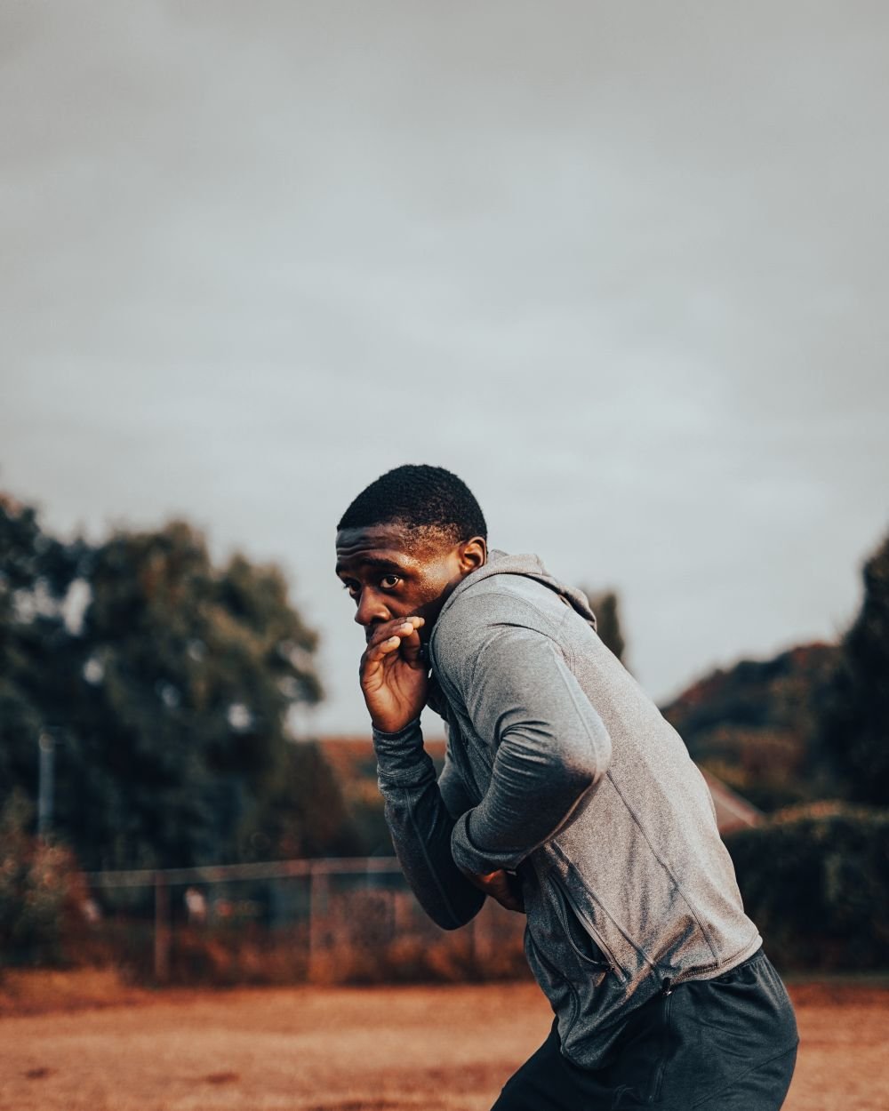 Séance de coaching au sac de frappe